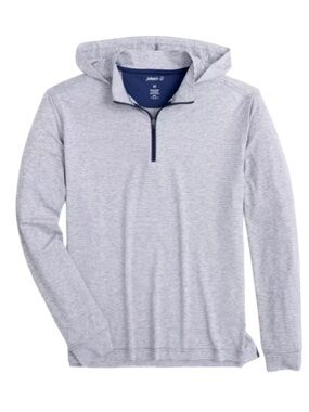 JOHNNIE-O Hybrid Performance Quarter Zip Men's Golf Hoodie Orig $138 Like New